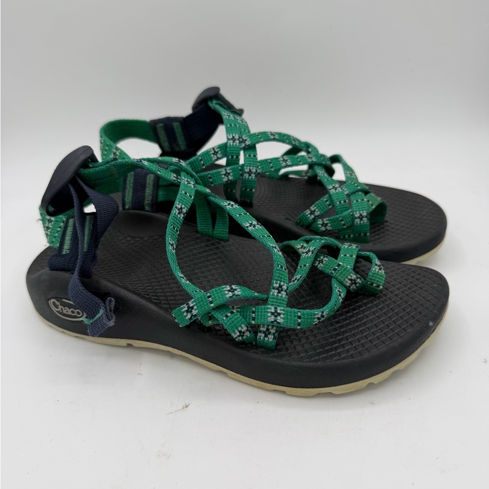 Chaco Zx2 Classic Eclipse Green & Black Strappy Sandal Women’s Size 5